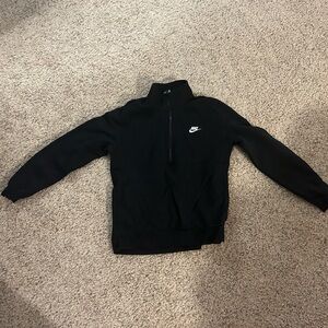 Nike Black Quarter Zip Size Medium